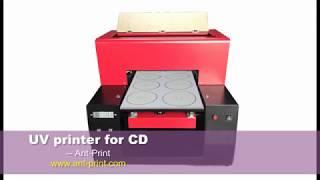 【Ant-Print】CD UV Printer Printing Video