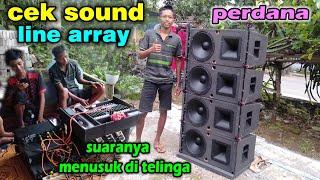 CRAZY !!! CHECK THE PRIME SOUND OF THE LINE ARRAY SP AUDIO THE SOUND pierces the ear