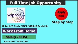 Wipro off campus drive for 2021 batch | off campus hiring | Wipro  | off campus | multi guru