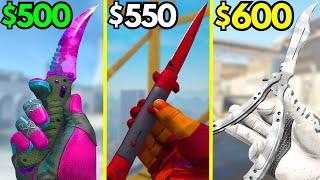 BEST Budget Knives for Under $600 (CHEAP CS2 KNIFE SKINS 2024)