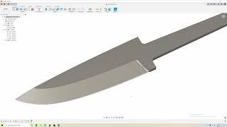 Fusion 360 CAD for the knife maker - how to make a blade bevel with a smooth plunge line