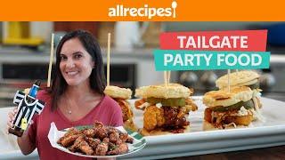 You've NEVER Had Tailgate Party Food Like This | Chili Dip, Chicken & Waffle Sliders, Nachos, & more