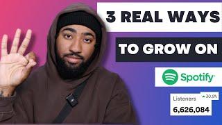 Rapid Spotify Growth: Only 3 real ways to do it