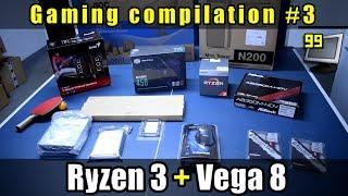 15 Games on Ryzen 3 2200G Vega 8 Graphics (OW, ETS2, Dota2, WoW...)