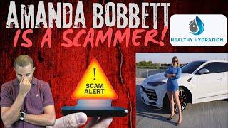 Amanda Bobbett is A Con Artist. Healthy Hydration Scam