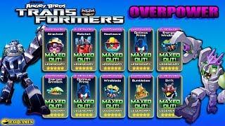 Angry Birds Transformers   All Characters Max Overpower