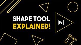Shape Tool Explained! | Photoshop tutorial