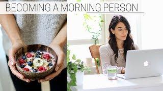 BECOMING A MORNING PERSON » + printable guide