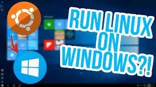 How to Run Linux in Windows 10 (via Linux Subsystem) | Windows Tutorial