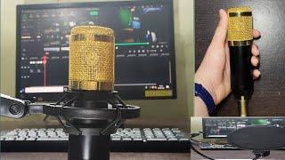 BM 800 Condenser Microphone Full ( Unboxing, Setup, Audio Test, Review )