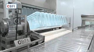 CBFI Industrial pure crystal clear ice block machine for Luxury ice cube