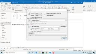 How to Schedule an email in Outlook - Office 365