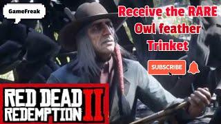 RDR2 (pt 31) How to get the RARE Owl feather Trinket. #gaming #tutorial #videogames