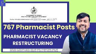 767 Pharmacist Posts PHARMACIST VACANCY RESTRUCTURING OSSSC | Pharmacist Interview RIMS JK || Jobs