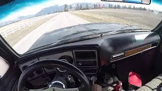 Chevy K10 4 speed Drive home.