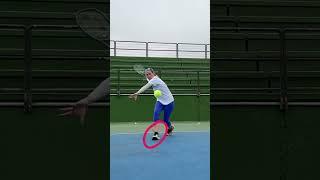 Do you know this way to hit a short #tennisforehand