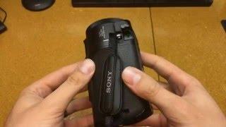 Sony FDR-AX53 Unboxing and Menus