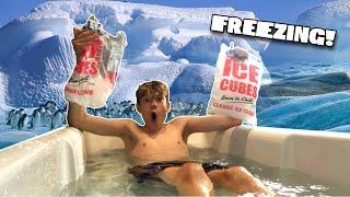 FREEZING COLD ICE BATH CHALLENGE (GONE WRONG!) 