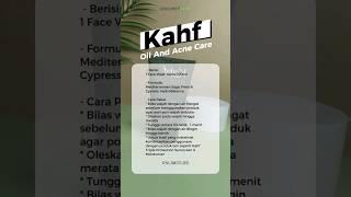 Mengurangi dan mencegah timbulnya jerawat! 089613257918 #skincareroutine #kahf #kahfeveryday