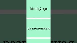 Эти слова вам пригодятся для заполнения анкеты в Литве. Видеословарь литовского языка #shorts