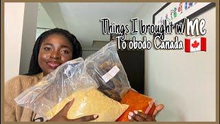 Your detailed guide on how to pack your food stuff for travel to Canada + things to bring