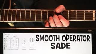 Sade Smooth Operator Guitar Chords Lesson & Tab Tutorial