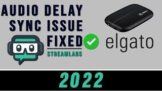 [FIXED] How To Fix Audio Delay 2022 Streamlabs OBS & Elgato HD60S - 3 Options Explained (English)