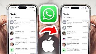 How To Transfer WhatsApp From iPhone To iPhone - Full Guide