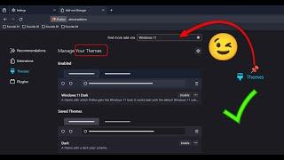 Firefox Theme with Windows 11