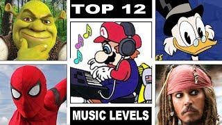 Super Mario Maker 2: TOP 12 NON GAMING MUSIC LEVELS (Movie Themes, Song Artists, Memes & More!)