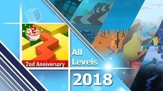 Dancing Line - All 2018 Levels (Version 2.3.6) 4K Widescreen