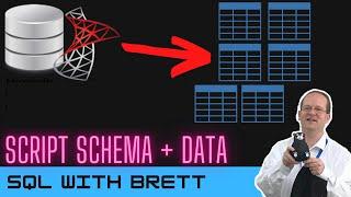 🪄 SQL Server Script Database With Data And All Objects