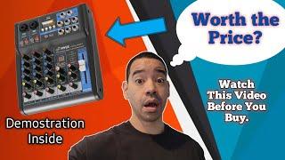 Pyle Professional Audio Mixer Sound Board Console System  Review (product link in description)