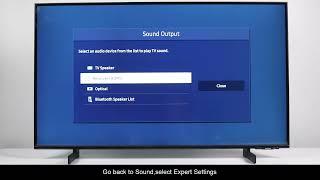 Audio Settings for Your Samsung TV when connecting to PHEANOO D5 Soundbar