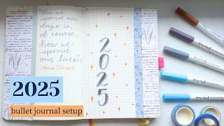 2025 Bullet Journal Setup | ft. Ohuhu