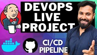 Deploying DevOps Live Project using Jenkins CI/CD Pipeline with GitHub integration   (Hindi)