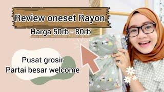 SUPPLIER BAJU ONE SET BAHAN RAYON ! LANGSUNG DARI TANGAN PERTAMA