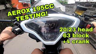 AEROX V2 | 195CC | TESTING +4 CRANK