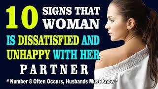 10 Signs that Woman is Dissatisfied and Unhappy with her partner