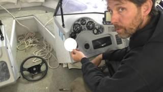 Installing HyDrive hydraulic steering in a boat