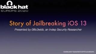 Story of Jailbreaking iOS 13