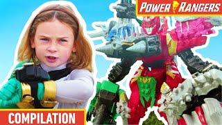 Giant Robots vs Kids Force  Megazord Special Power Rangers Kids Force  In Real Life Ninja Skills