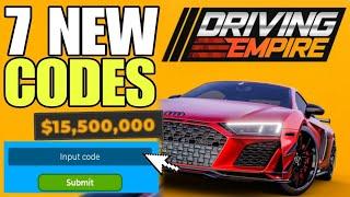 *NEW* ROBLOX DRIVING EMPIRE CODES 2024 | DRIVING EMPIRE CODES | DRIVING EMPIRE CODE