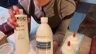 Paint mixing!  Pearl puddle pour mixes | How I mix my paint - 2019