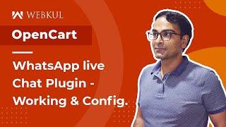 OpenCart WhatsApp Live Chat Plugin - Storefront Working & Configuration