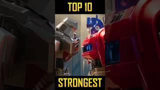 Transformers One Top 10 Strongest Characters