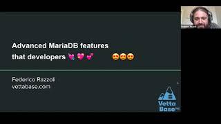 Advanced MariaDB features that developers love | PHP Cambridge June 2022