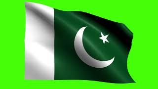 Pakistan Flag 4K | 3D Flag animation | Green Screen | No copyright issue