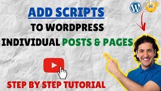 ️How to Add Code/Script to Your Wordpress Site Header or Footer on a Specific Page In 2021 Video