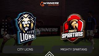 Winners Goal Pro Cup. City Lions - Mighty Spartans 20.05.24. First Group Stage. Group В